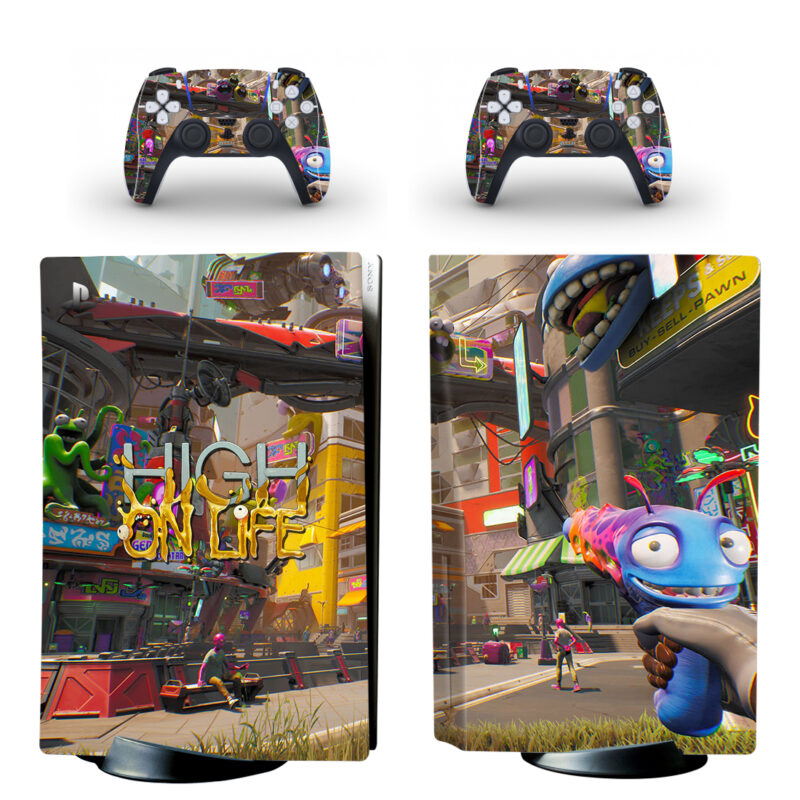 High On Life PS5 Skin Sticker Decal Design 3