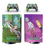 Rick And Morty PS5 Skin Sticker And Controllers Design 4