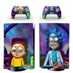 Rick And Morty PS5 Skin Sticker And Controllers Design 7
