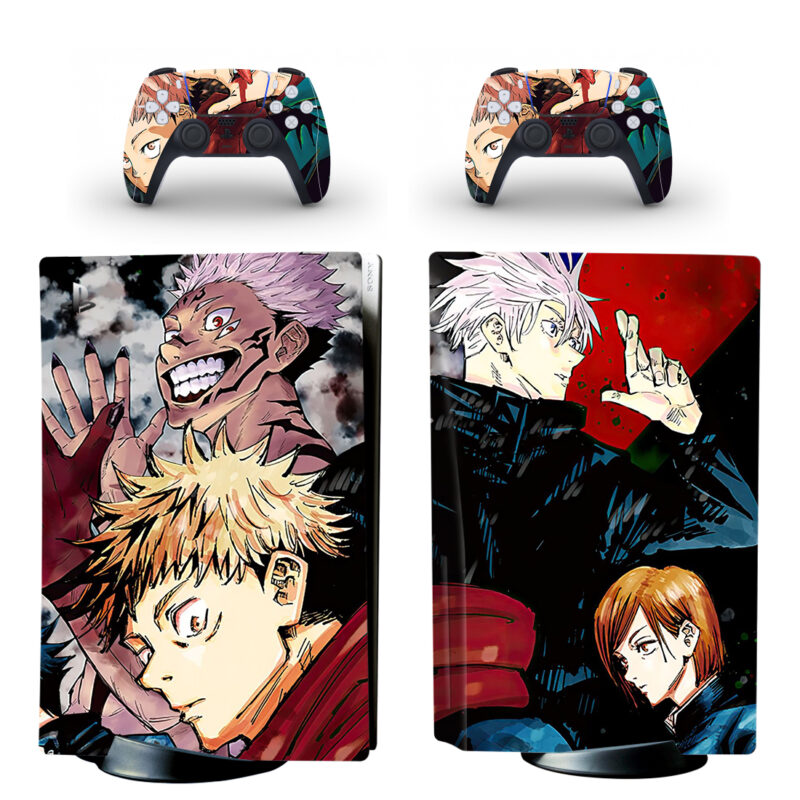 Jujutsu Kaisen PS5 Skin Sticker And Controllers Design 3