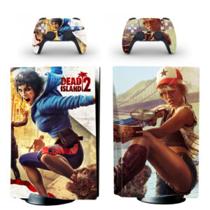 Dead Island 2 PS5 Skin Sticker And Controllers Design 3