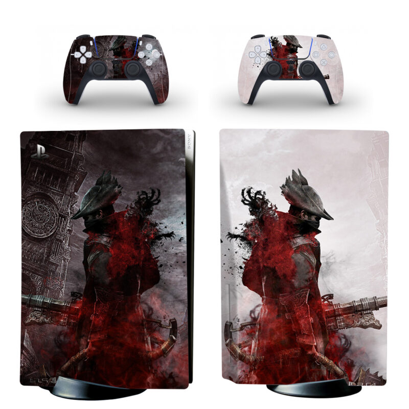 Bloodborne PS5 Skin Sticker Decal Design 10