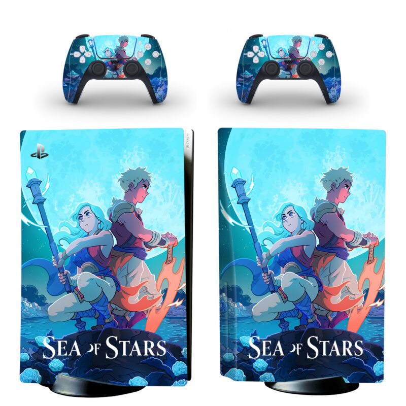 Sea Of Stars PS5 Skin Sticker And Controllers