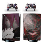 Tokyo Ghoul PS5 Skin Sticker And Controllers Design 3
