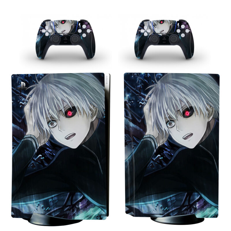 Ken Kaneki Tokyo Ghoul PS5 Skin Sticker Decal