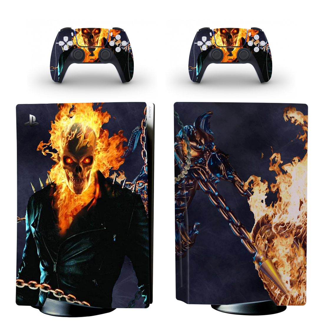 Ghost Rider PS5 Skin Sticker Decal 