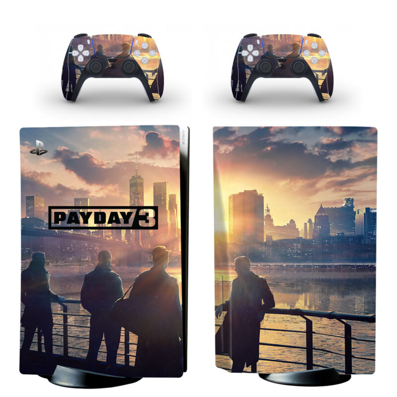 Payday 3 PS5 Skin Sticker Decal