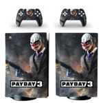 Payday 3 2 PS5 Skin Sticker Decal Design 2