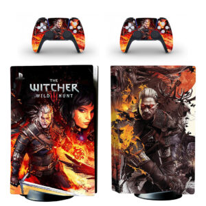 The Witcher 3: Wild Hunt PS5 Skin Sticker And Controllers Design 3