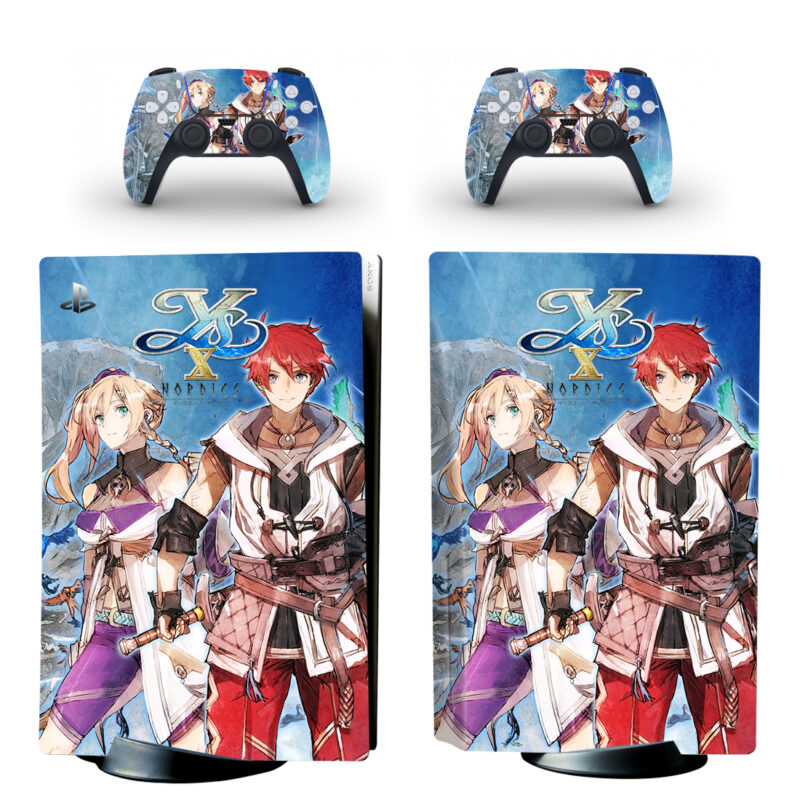 Ys VIII: Lacrimosa Of Dana PS5 Skin Sticker Decal