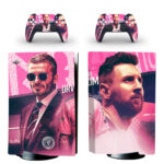 David Beckham And Lionel Messi PS5 Skin Sticker Decal