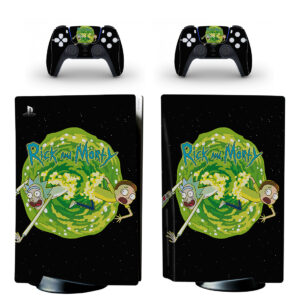 Rick And Morty PS5 Skin Sticker Decal Design 8