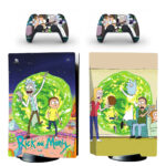 Rick And Morty PS5 Skin Sticker And Controllers Design 10