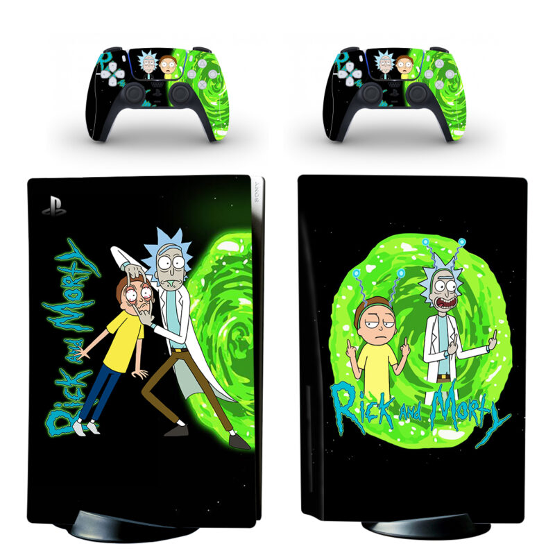 Rick And Morty PS5 Skin Sticker Decal Design 10