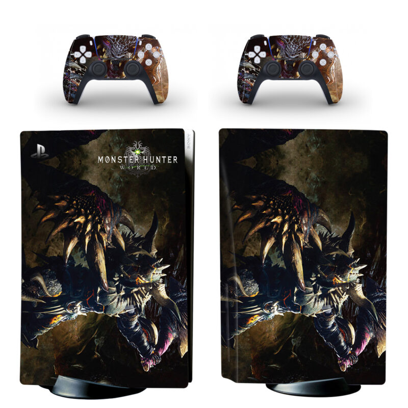 Monster Hunter: World PS5 Skin Sticker And Controllers Design 3