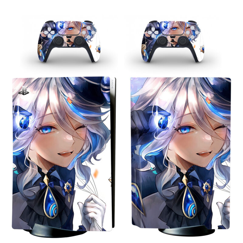 Genshin Impact PS5 Skin Sticker And Controllers Design 4