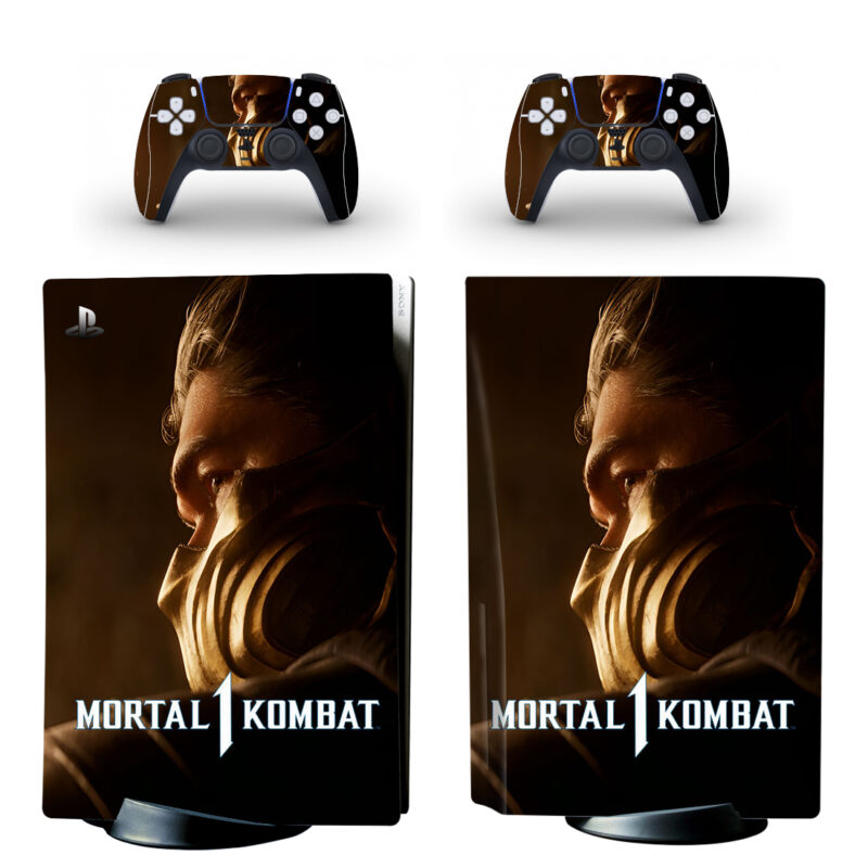 Mortal Kombat 1 PS5 Skin Sticker And Controllers