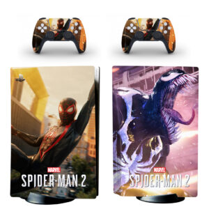 Marvel Spider-Man 2 PS5 Skin Sticker And Controllers Design 4