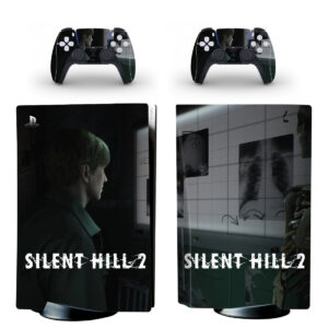 Silent Hill 2 PS5 Skin Sticker And Controllers