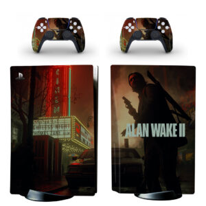 Alan Wake 2 PS5 Skin Sticker Decal Design 2