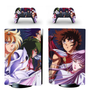 Saint Seiya: Knights Of The Zodiac PS5 Skin Sticker And Controllers