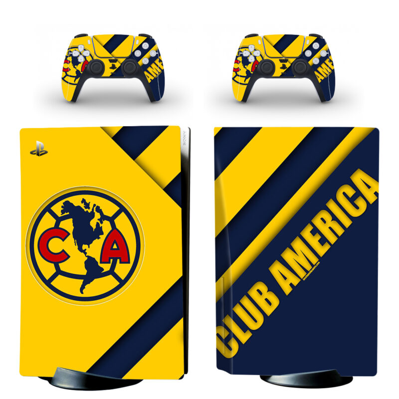 Club America Cloud Soft Blanket PS5 Skin Sticker And Controllers