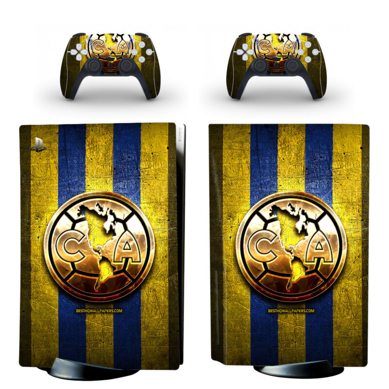 Club America Cloud Soft Blanket PS5 Skin Sticker And Controllers Design 4