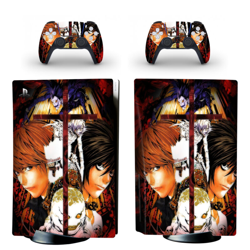 Death Note PS5 Skin Sticker And Controllers