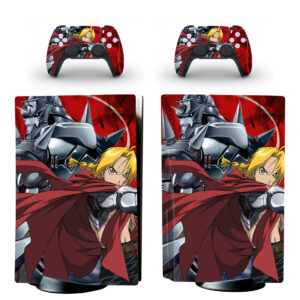 Fullmetal Alchemist PS5 Skin Sticker And Controllers Design 3