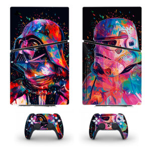 Colorful Star Wars Art PS5 Skin Sticker Decal