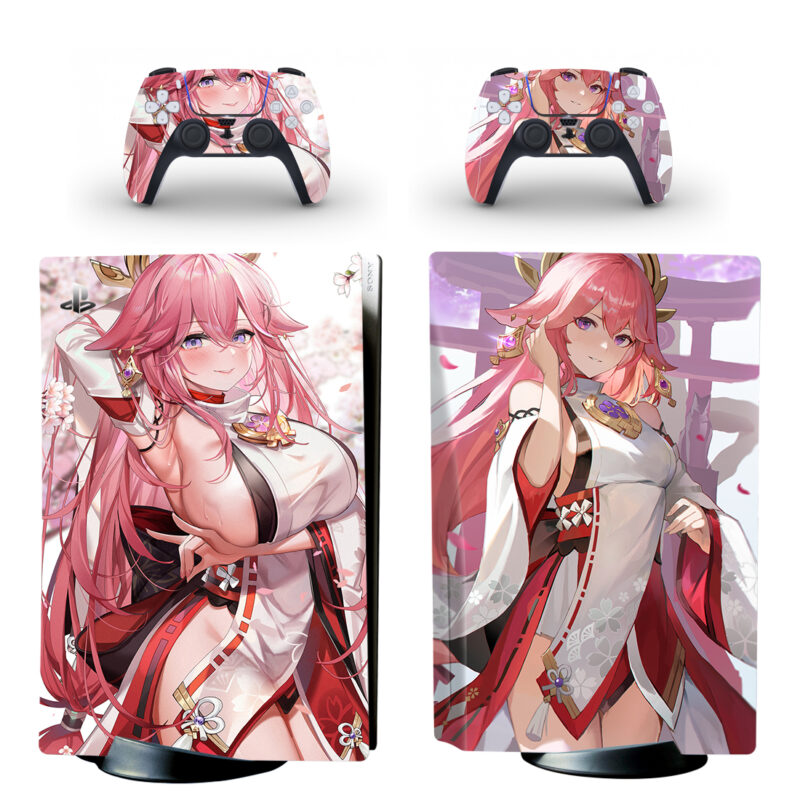 Genshin Impact Yae Miko PS5 Skin Sticker Decal