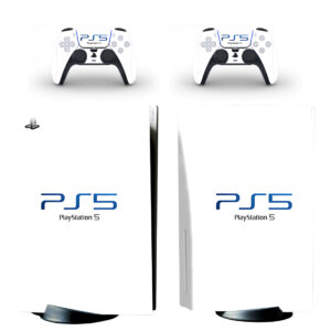 Sony Playstation 5 Emblem Pattern PS5 Skin Sticker And Controllers