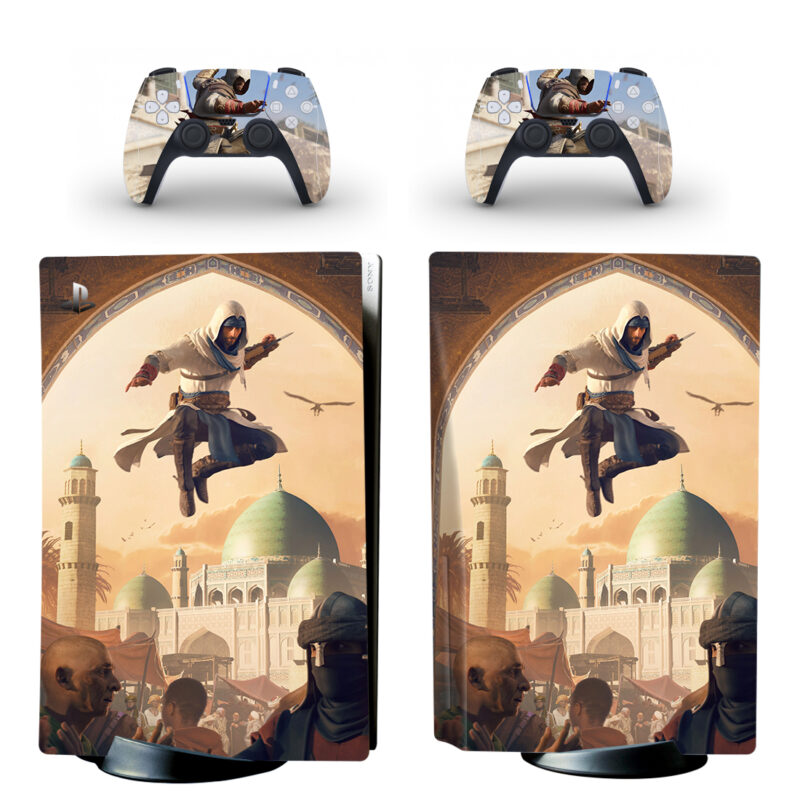 Assassin's Creed Mirage PS5 Skin Sticker And Controllers