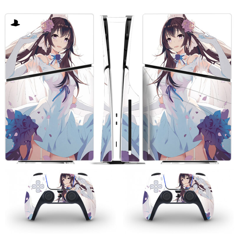 Anime Sakura PS5 Slim Skin Sticker Cover