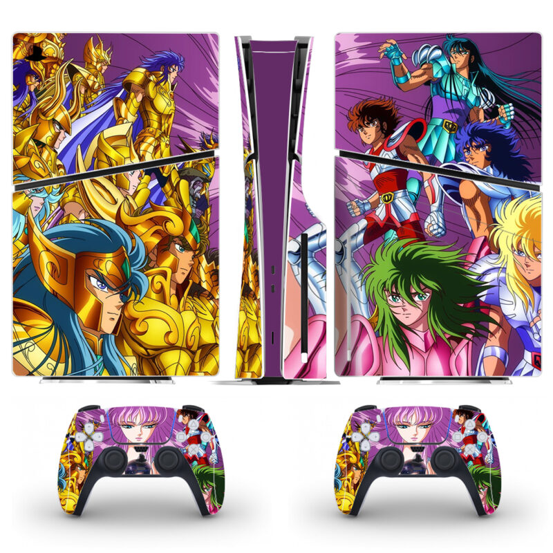 Saint Seiya: Knights Of The Zodiac PS5 Slim Skin Sticker Cover