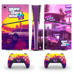 Grand Theft Auto VI PS5 Slim Skin Sticker Cover