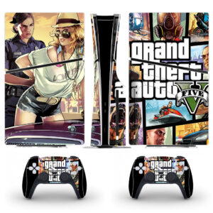 Grand Theft Auto V PS5 Slim Skin Sticker Cover