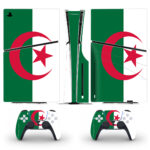 Flag Of Algeria Skin Sticker For PS5 Slim