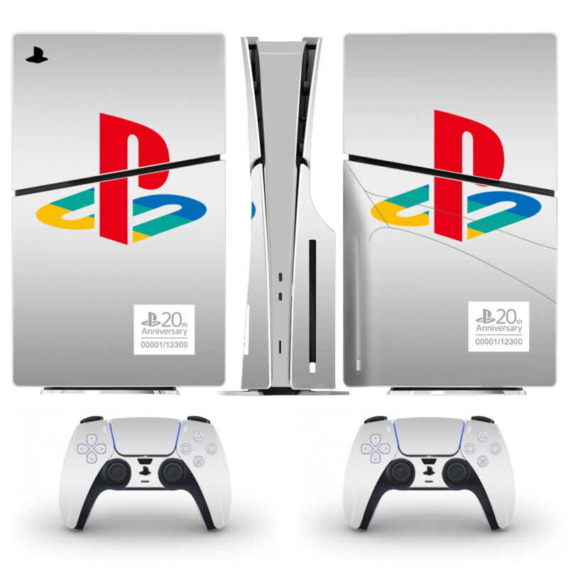 Colourful Playstation Symbol PS5 Skin Sticker Decal