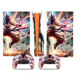 Dragon Ball Z Goku Art PS5 Slim Skin Sticker Decal