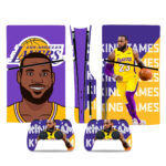 Los Angeles Lakers LeBron James PS5 Slim Skin Sticker Cover