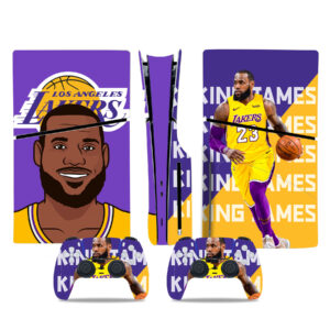 Los Angeles Lakers LeBron James PS5 Slim Skin Sticker Cover