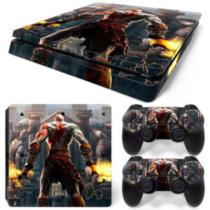 God of War III PS4 Slim Skin Sticker Cover Design 1