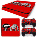 Georgia Bulldogs Symbol PS4 Slim Skin Sticker Decal