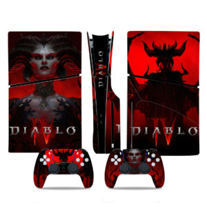 Diablo IV PS5 Slim Skin Sticker Decal Design 2