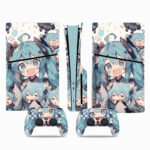 Hatsune Miku Skin Sticker For PS5 Slim