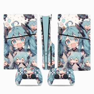 Hatsune Miku Skin Sticker For PS5 Slim