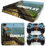 Fortnite Battle Royale Gameplay PS4 Slim Skin Sticker Cover