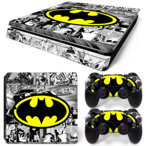 DC Batman Comic Symbol PS4 Slim Skin Sticker Decal