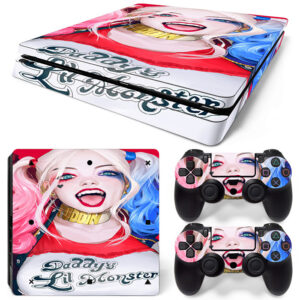 Suicide Squad Harley Quinn art PS4 Slim Skin Sticker Cover